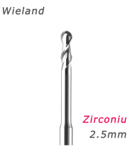 Freza Wieland Select Zirconiu 2.5mm